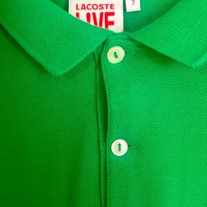 Lacoste Classic Cotton Polo size kids size 7 never worn !
